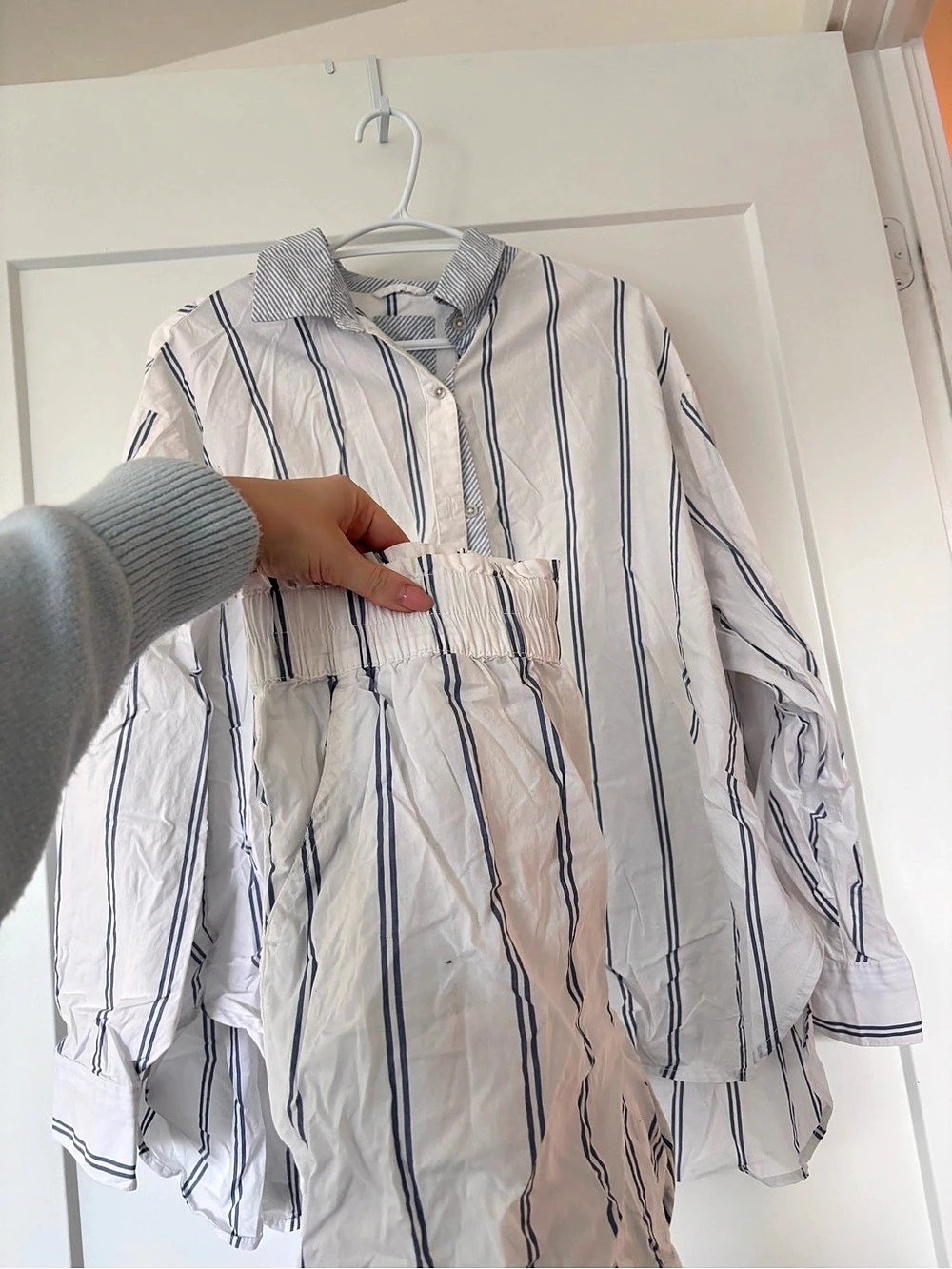 Aerie Good Day Striped Shirt & Shorts Matching Set – Size M